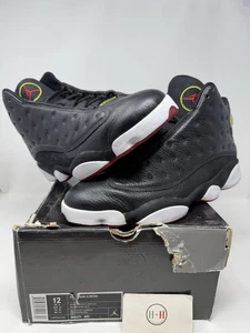 Nike Air Jordan 13 Retro Playoff 2011 Größe 12 Authentic Used Aj13 Rare Black Mj  - Bild 1 von 10