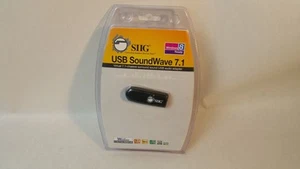 New SIIG SoundWave 7.1 Virtual 7.1 Channel Surround Sound USB Audio Adapter - Picture 1 of 3