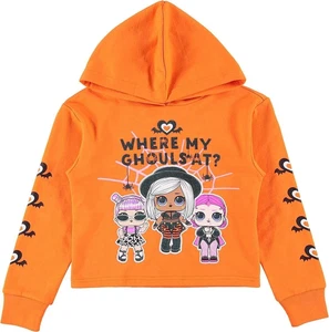 L.O.L. Surprise! Girls Halloween Hoodie- Diva & Kitty Queen Sizes 4-16 - Picture 1 of 5