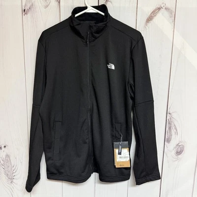 The North Face Wayroute Full Zip Jacket Mens M Black Grid Fleece NWT - Image 1 of 4