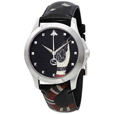Gucci Le Marche Des Merveilles Black Dial Watch YA1264007