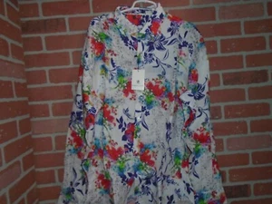 PATRICK JAMES FLORAL DESIGN MENS LONGSLEEVE BUTTON DRESS SHIRT SIZE 3XL-NWT - Picture 1 of 3