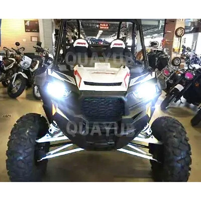 Kit de faros LED para moto de nieve para Polaris RMK 500 600 700 800 900 6000K blanco 2X Foto 1 de 4