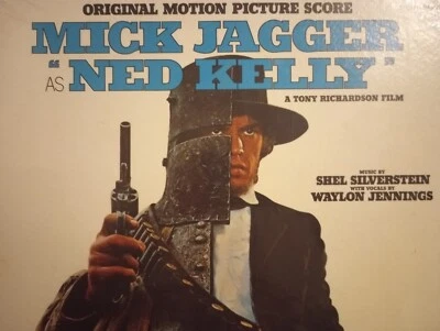 VINYL - Rare New Old Stock Vintage  Mick Jagger Waylon Jennings Shel Silverstein - Image 1 of 4