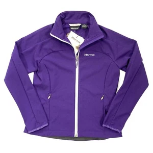Marmot M3 Aber Softshell Womens Jacket Purple Outdoor Walking Active Size S BNWT - Picture 1 of 12