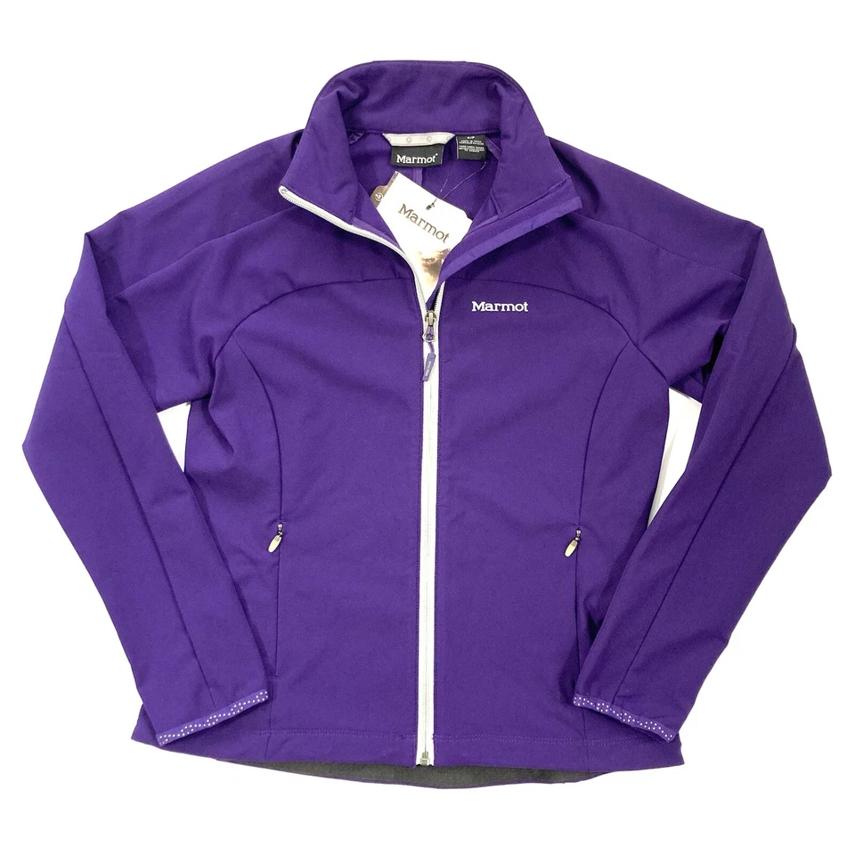 Marmot M3 Aber Softshell Womens Jacket Purple Outdoor Walking Active Size S BNWT - Image 1 of 4