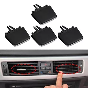4 Stück Vorne Klimaanlage Lüftungsauslass Lasche Clips Reparatursatz für BMW 3er E90 E91 E92 - Bild 1 von 24