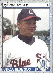 1990 Utica Blue Sox Pucko #24 Kevin Tolar