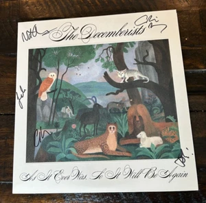 Álbum firmado por The Decemberists "AS It Ever Was So It Will Be Again" con certificado de autenticidad JSA #3 - Imagen 1 de 2