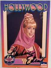 Barbara Eden American Actress #102 Hollywood Starline Trading Card Signed 1991