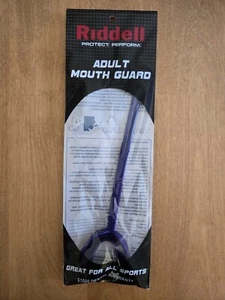 Riddell Purple Adult Mouth Guard R45791 Great For All Sports - Picture 1 of 2