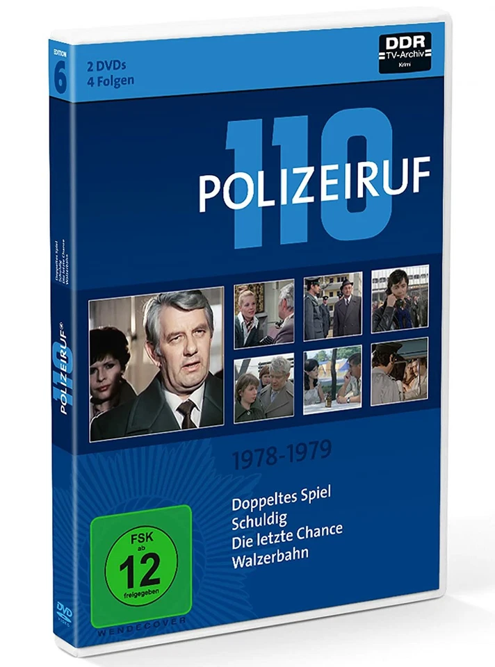 POLIZEIRUF 110 BOX 6 - 1978 - 1979 Jürgen Frohriep / Peter Borgelt DVD BOX Defa