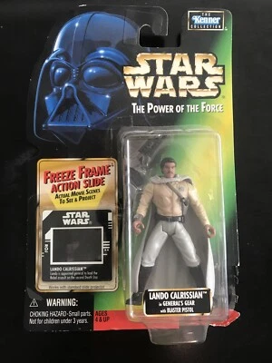 Star Wars Lando Calrissian Freeze Frame Power Of The Force A Hasbro 1997 SEE PIC - Image 1 of 4