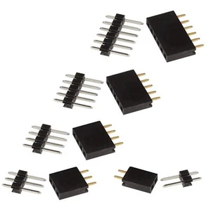 MINI Steckverbinder RM 2,54 mm / miniatur Verbinder Set Buchse Stecker connector - Bild 1 von 16