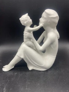 Wilhelm Rittirsch WR Dresden Porcelain Mother and Child Figurine - Picture 1 of 9
