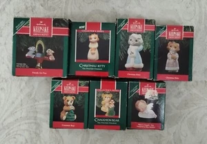 Lot of 7 Hallmark Keepsake Ornament's Collector Series '89-'91 - Picture 1 of 24