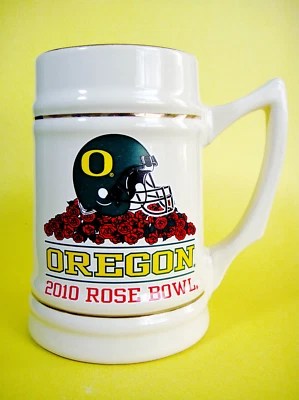 University of Oregon Ducks Stein Mug Football Rose Bowl 2010 BCS Brand New - Image 1 of 4