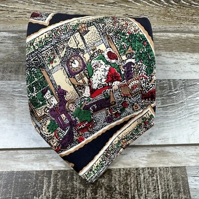 Stafford шелковый галстук Санта рождественский праздник - Изображение 1 из 4