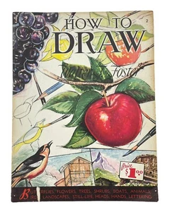 Walter Foster Book How to Draw Animals Flowers Still Life Landscapes Heads Bird - Picture 1 of 4