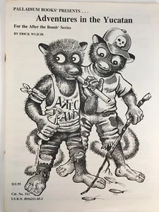 Palladium Books Adventures in the Yucatan 512 1990 Vintage RPG Erick Wujcik - Picture 1 of 4