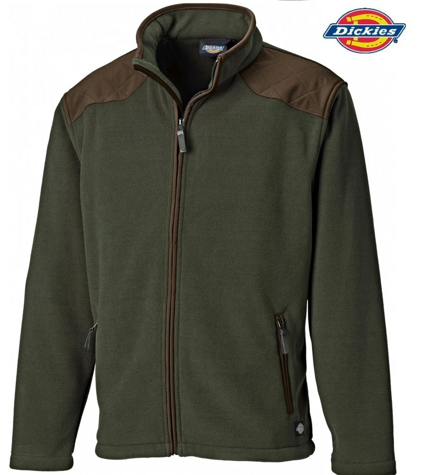 Dickies Fleece Jacket Zip Jumper Hereford  Work Farm Fishing Pockets Warm S-4XL - Image 1 of 1