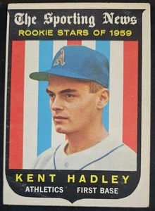 1959 Topps #127 Kent Hadley Kansas City Athletics - RC - Picture 1 of 2