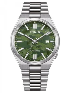 Citizen NJ0159-86X Tsuyosa Herrenuhr Automatik Silberfarben/Grün mit Edelstahl G - Bild 1 von 1