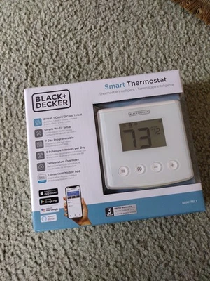 New Black & Decker Digital Wi-Fi Smart Thermostat - Image 1 of 4