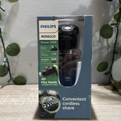 PHILIPS NORELCO AFEITADORA 2100 POP-UP RECORTADORA 4D CABEZALES FLEXIBLES FÁCIL LIMPIEZA NUEVA EN CAJA Foto 1 de 4