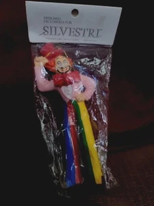 Vintage Silvestri Clown Christmas Kitsch Ornaments Hong Kong China 1960s - Picture 1 of 4