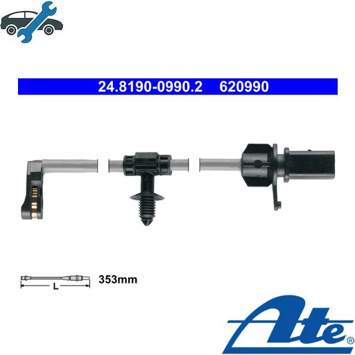 ADVERTENCIA CONTACTO PASTILLAS FRENO DESGASTE 24.8190-0990.2 PARA AUDI Q5/Van/Sportback A6/C8   Foto 1 de 4