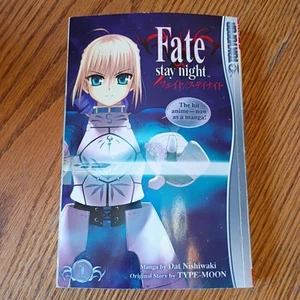 Fate Stay Night 1 Manga Graphic Novel Tokyopop Fantasy Dat Nishiwaki Type-Moon - Picture 1 of 5