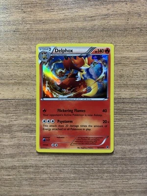 Delphox - 13/124 - Pokémon TCG  XY Fates Collide - Holo - Rare - Image 1 of 2