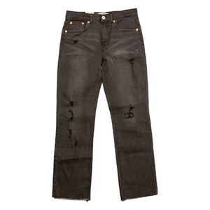 Levi Strauss Youth Girl's High Rise Stretch Adjustable Waist Straight Jeans - Picture 1 of 2