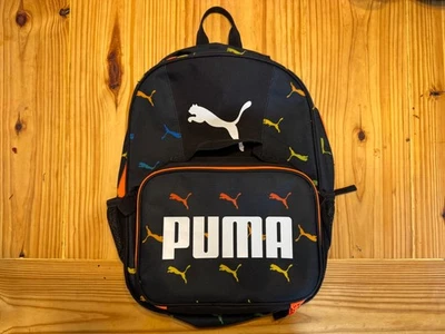 Mochila y lonchera Puma Evercat para niños - negra/naranja, logotipos multicolores - limpia Foto 1 de 4