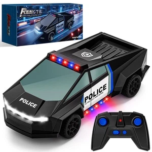 Juguetes de coche con control remoto, camión de radiocontrol con tema de policía 1:20 con luces LED intermitentes... - Imagen 1 de 7