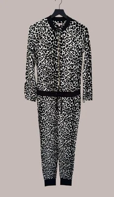 Juicy Couture Velour Leopard Jumpsuit Romper Small  - Image 1 of 4