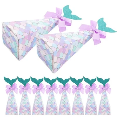  20 Pcs Boite De Dragee Mariage Fete Sirene Boîtes Favoris Faveur - Imagen 1 de 4