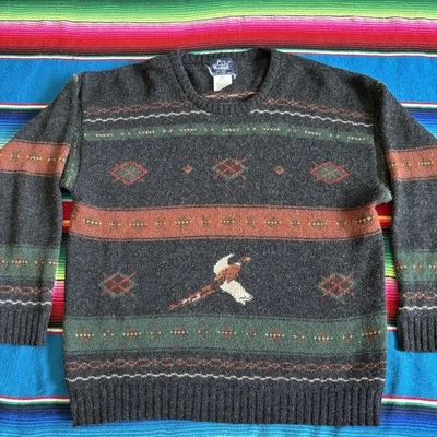 Vintage Woolrich 100% Wool Goose Duck Nature Sweater Size Men’s XL - Image 1 of 4