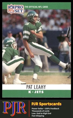 Pat Leahy 1990 Pro Set #237 New York Jets - Image 1 of 2
