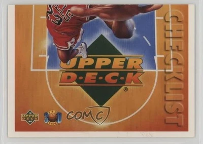 1993-94 Upper Deck Pro View 3D Checklist #2 Michael Jordan #110 HOF - Image 1 of 2
