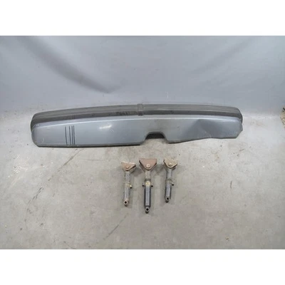 Damaged 1980-1987 BMW E24 OEM Aluminum Rear Bumper Baltic Blue 633CSi 635CSi M6 - Image 1 of 4