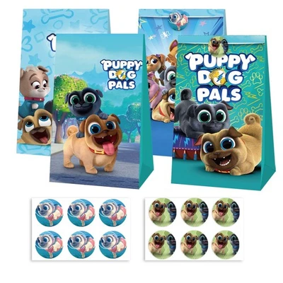 Puppy Dog Pals Candy Bags 12PCS Party Favor Gift Bags Birthday Party Decorations - Image 1 of 4