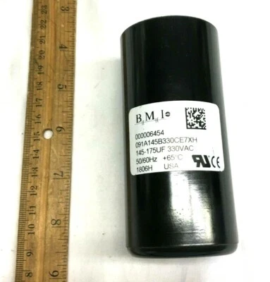 Condensador IMC 145-175UF, 330VAC, 50/60Hz, 091A145B330CE7XH Nuevo Foto 1 de 3
