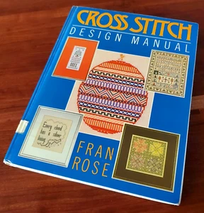 CROSS STITCH DESIGN MANUAL HARDCOVER NEEDLEWORK HOBBY PICTURE BOOK SHIPS FREE - Imagen 1 de 6