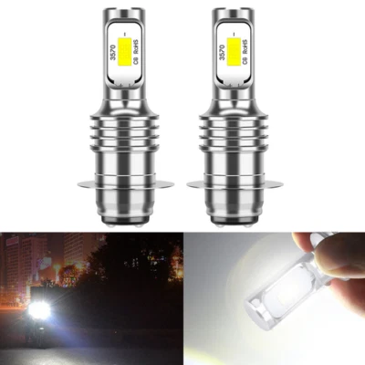 Par de bombillas de faros LED H6M para Yamaha Big Bear 400 YFM400F 4x4 2000-2006 Foto 1 de 4