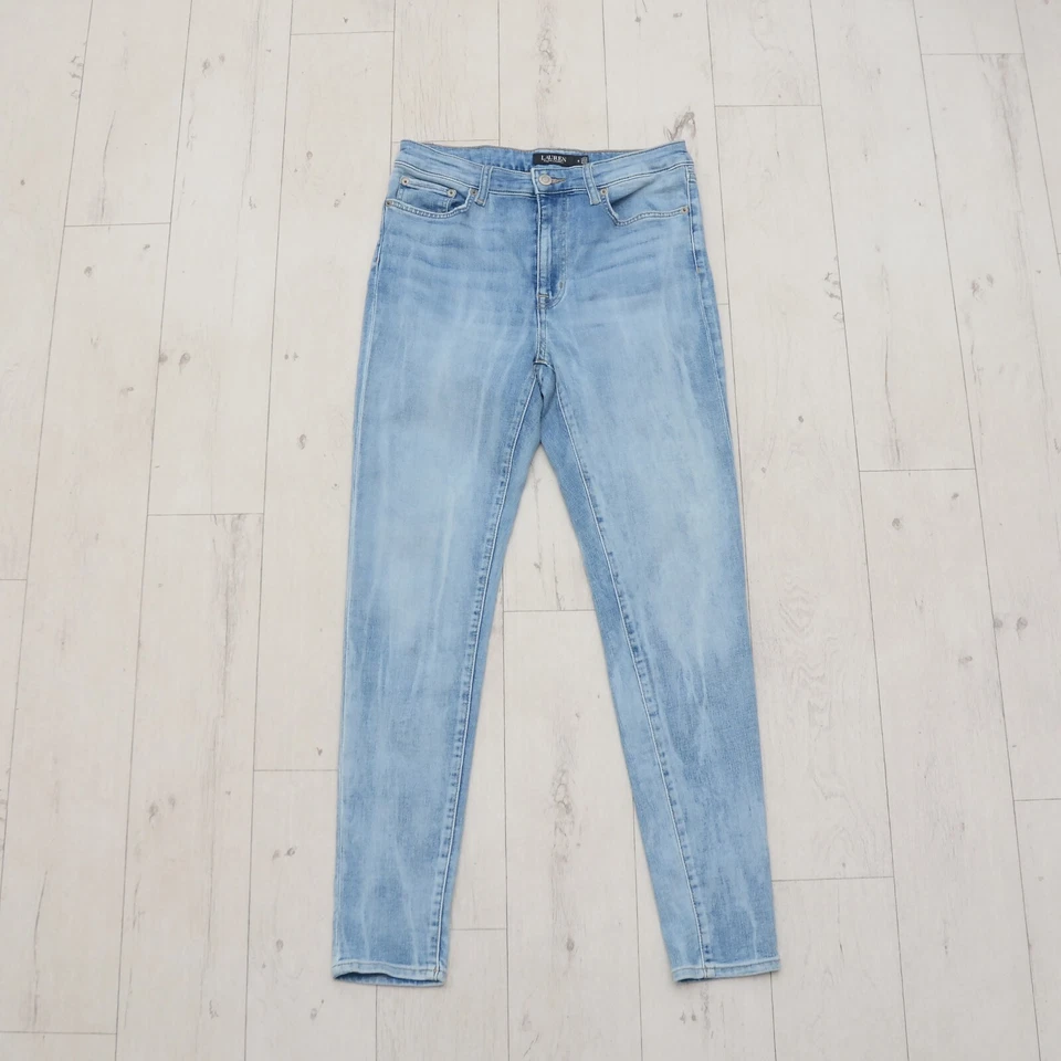 Lauren Ralph Lauren Black Label Jeans Women’s size 8 Denim Relaxed Fit Tapered - Image 1 of 4