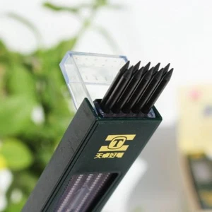 2 Boxes (20PCs Leads) 2mm 2B HB Black 2.0mm Mechanical Pencil Lead Refill 120mm - Picture 1 of 8