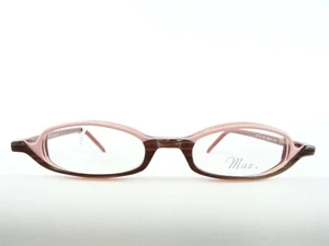 Gafas de lectura rosa marrón montura de mujer estrecha hecha a mano exclusivas talla M - Imagen 1 de 8