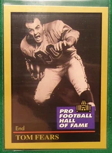 1991 Enor Football Card - Tom Fears - Rams - UCLA alumni..NM - Picture 1 of 1